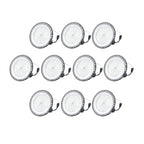 10 Pcs 100W UFO High Bay Light LED Industrial Commercial Shop Light Fixtures
