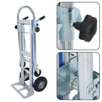 Folding Dolly Cart 1000lbs Capacity Aluminum Hand Truck Folding Trolley 4in1