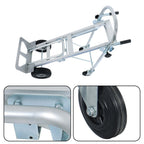 Folding Dolly Cart 1000lbs Capacity Aluminum Hand Truck Folding Trolley 4in1