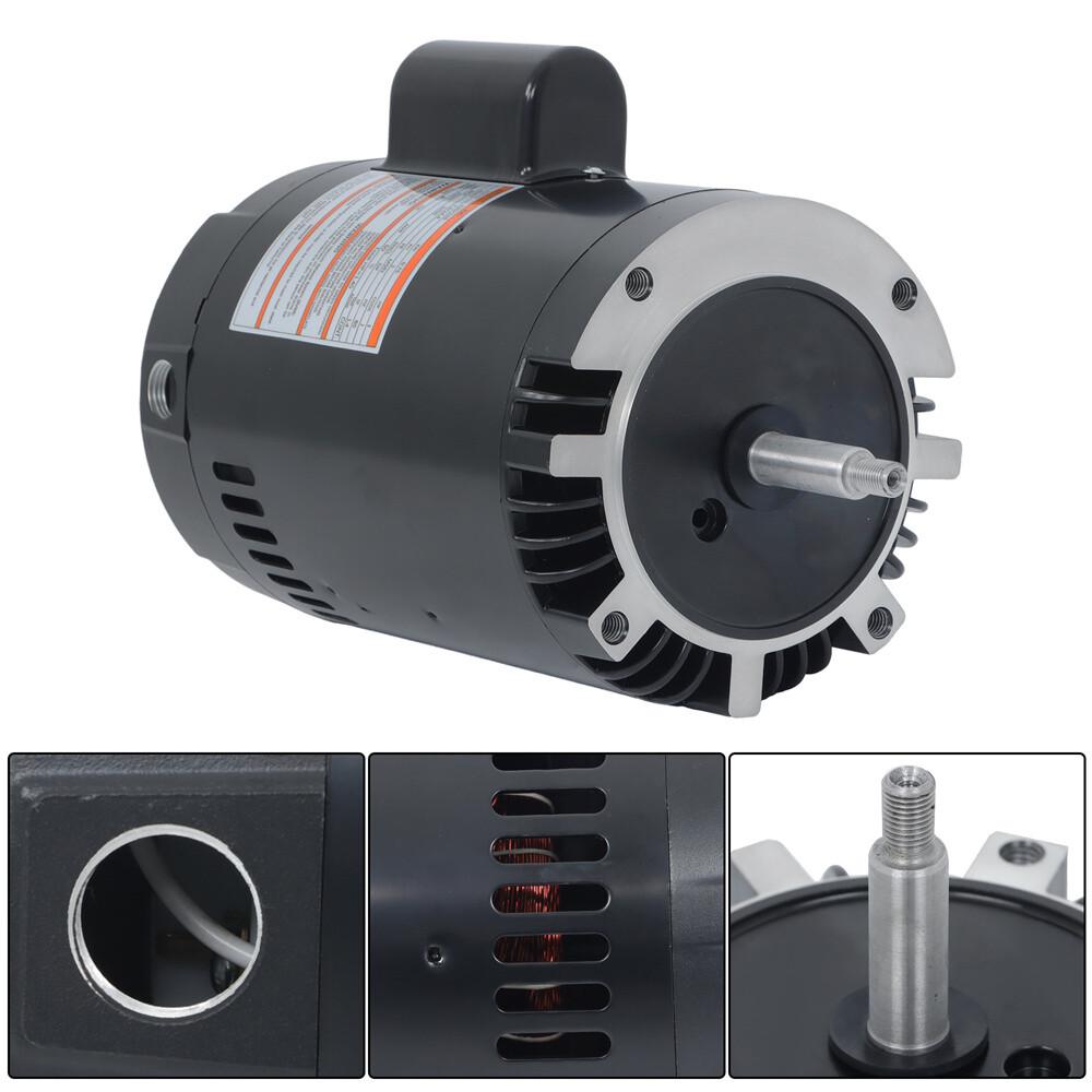 B128 Single Speed C-Face Full Rated 1HP 115V/230V Replacement Pool Pump Motor