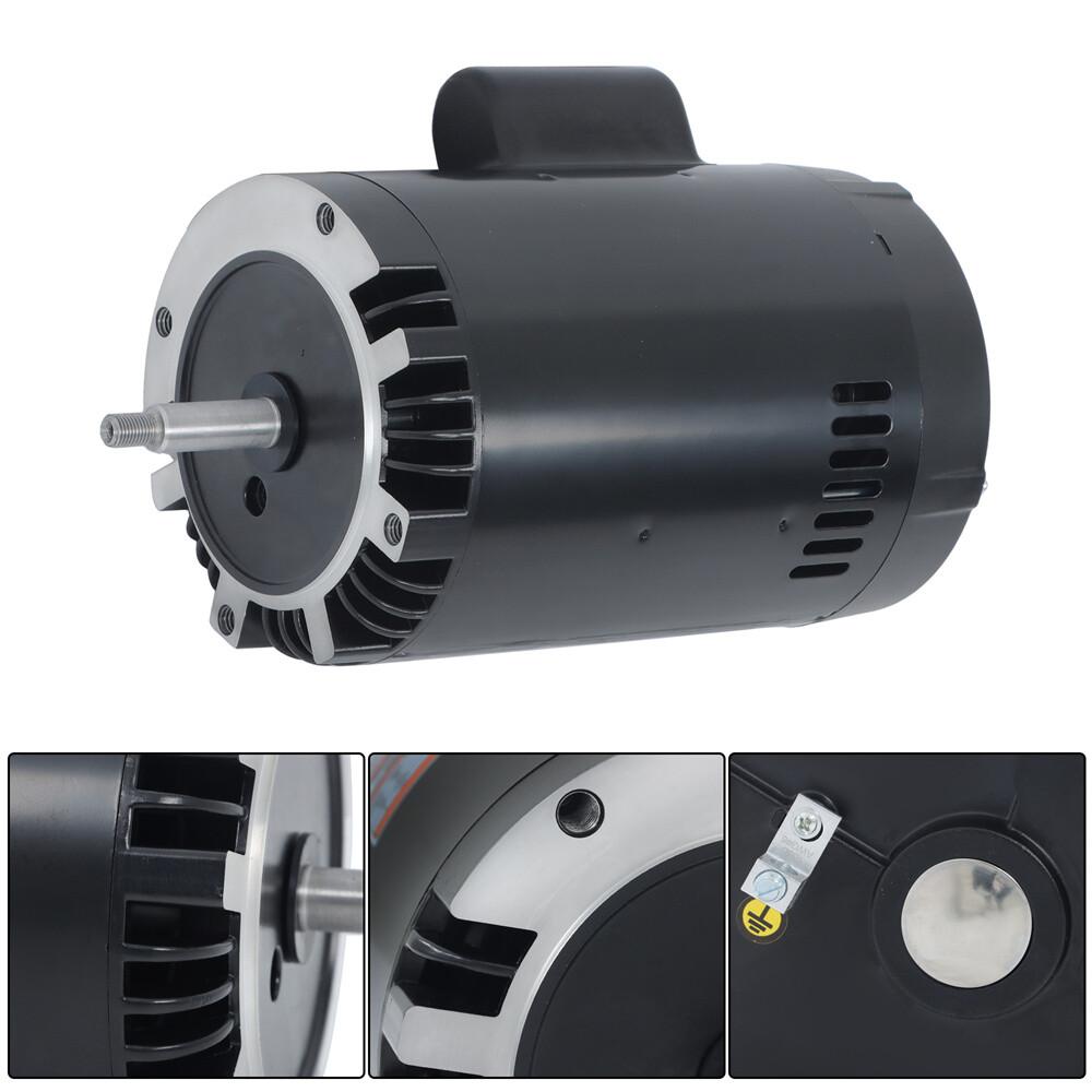 B128 Single Speed C-Face Full Rated 1HP 115V/230V Replacement Pool Pump Motor