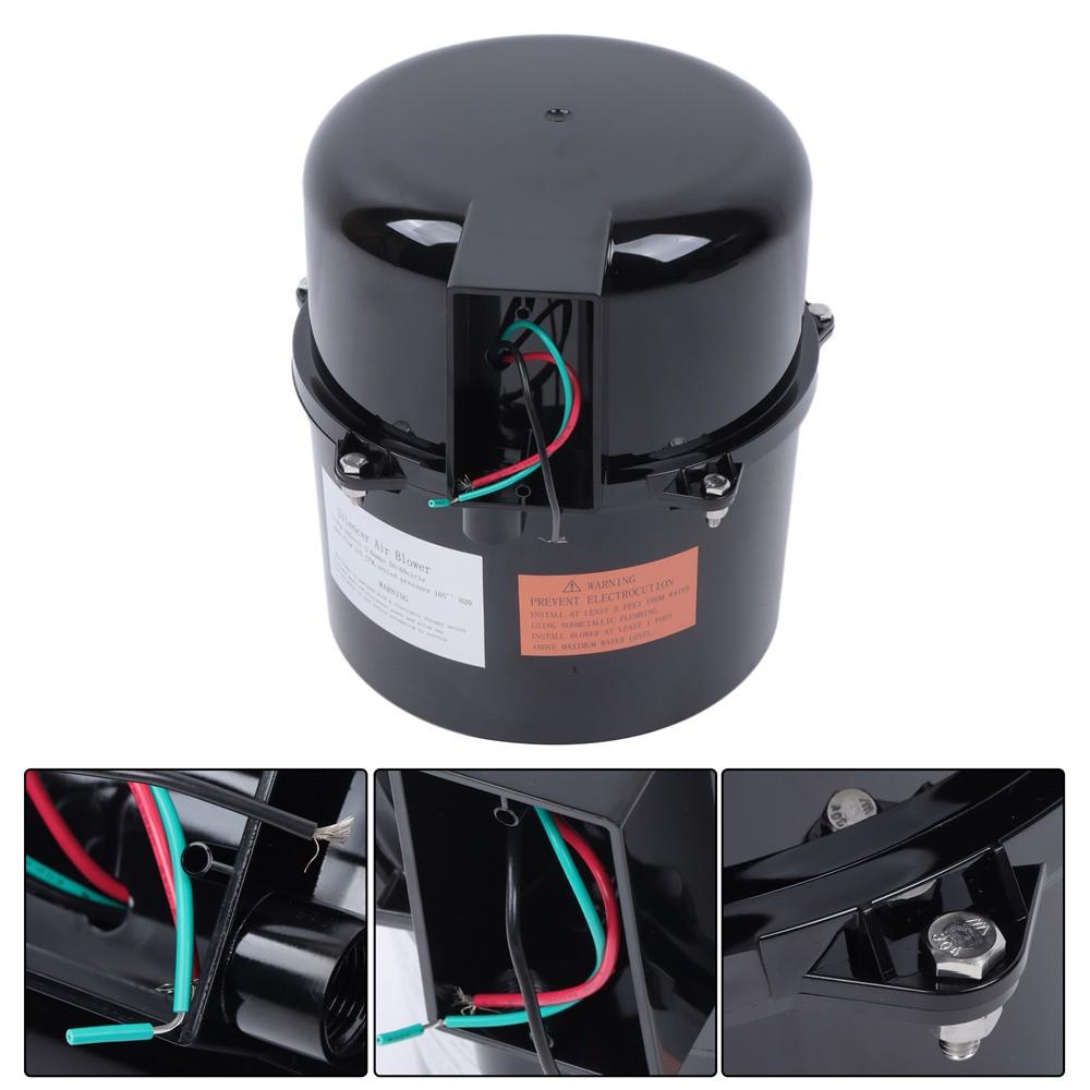 Air Supply Silencer Pool Spa Hot Tub Blower 1.5 HP 240V 3.8A 6316220 6316220F