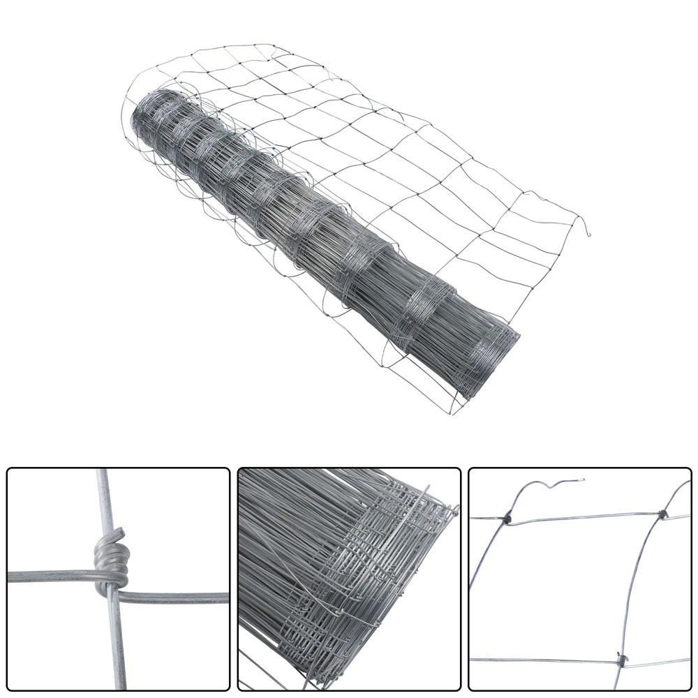 Farm Fence 5ft x 164ft 14Gauge Heavy Zinc Coating Cattle Fence Galvanized Field