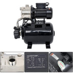 1320GPH Shallow Well Pump Stainless Steel Pump With Pressure Tank 1.6HP 115V