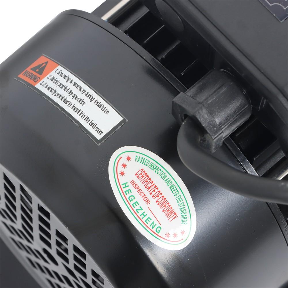 1320GPH Shallow Well Pump Stainless Steel Pump With Pressure Tank 1.6HP 115V