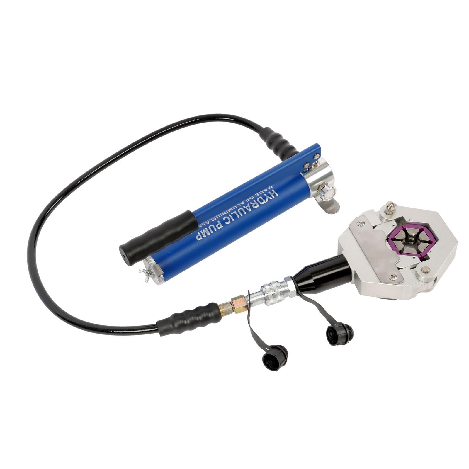 Air Conditioning Repaire Handheld Hydraulic Hose Crimping Tool with 7 Dies