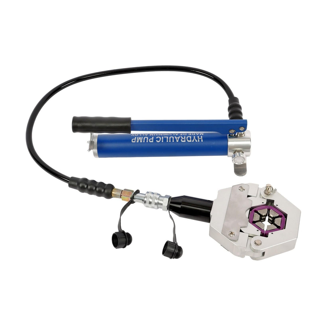 Air Conditioning Repaire Handheld Hydraulic Hose Crimping Tool with 7 Dies