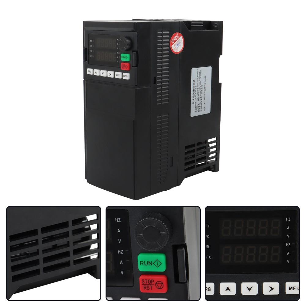 7.5KW 10HP Variable Frequency Drive Inverter CNC VFD VSD 220V 1 To 3 Phase