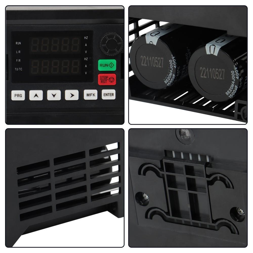7.5KW 10HP Variable Frequency Drive Inverter CNC VFD VSD 220V 1 To 3 Phase
