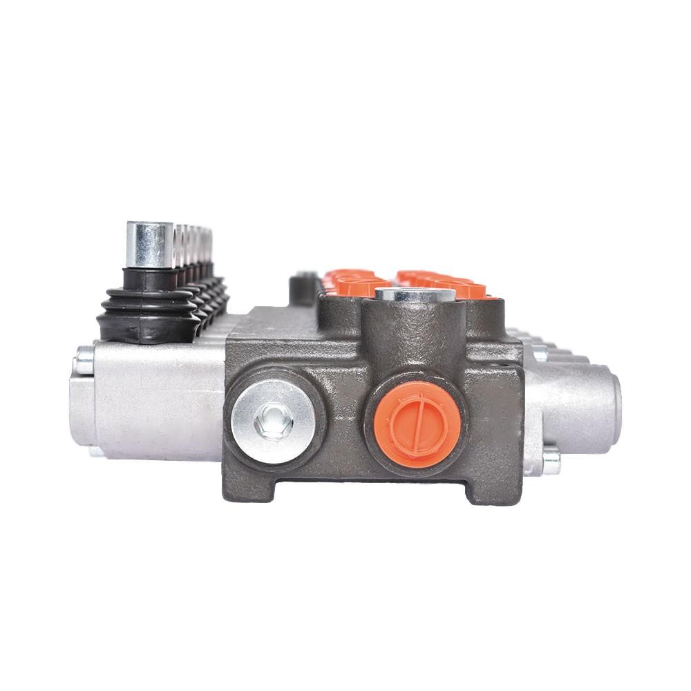 7 Spool Hydraulic Monoblock Double Acting Control Valve11 GPM, SAE Ports New