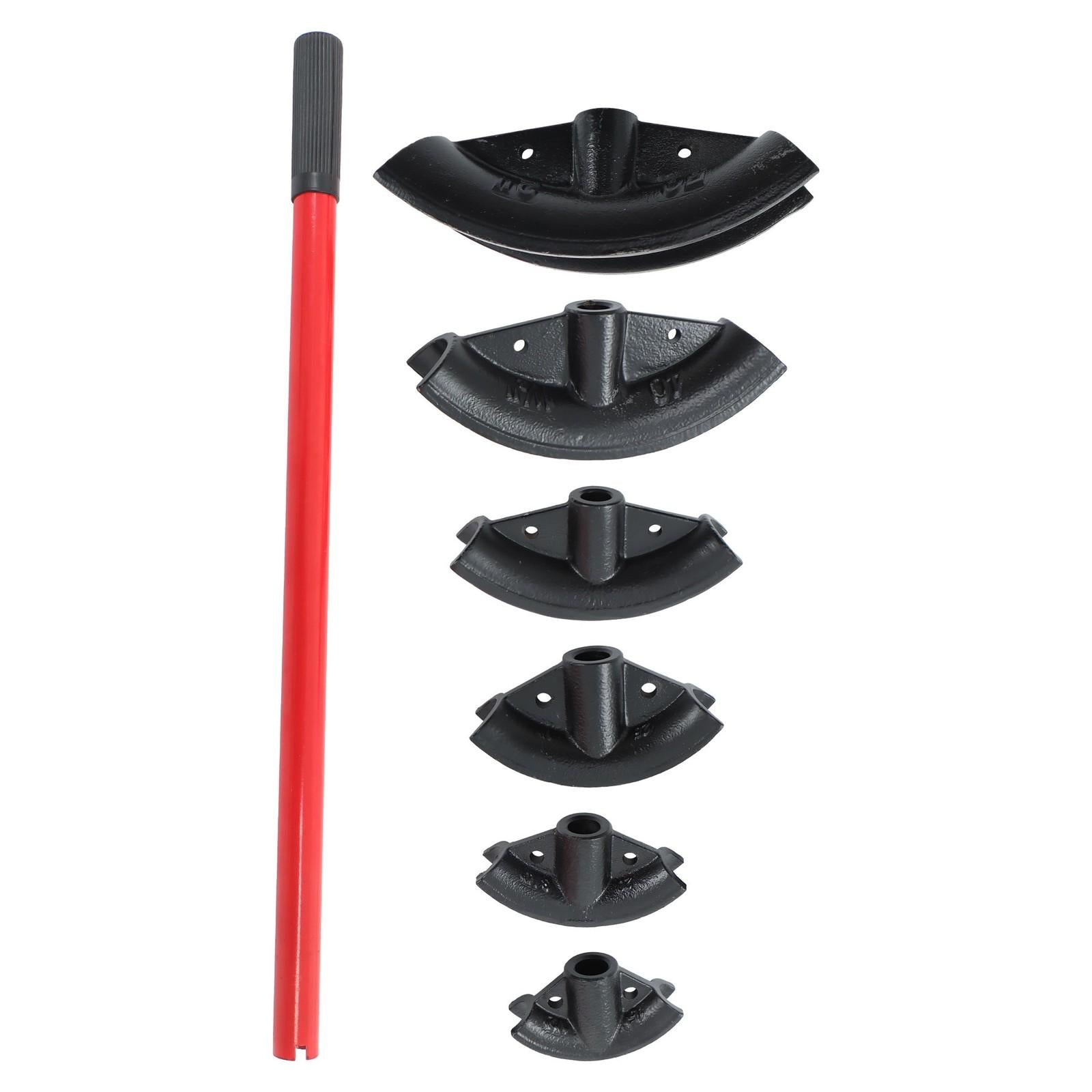 12T Pipe Bender Manual Hydraulic Piping Bending Exhaust Tube W/ 6 Dies (1/2"-2")