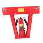 12T Pipe Bender Manual Hydraulic Piping Bending Exhaust Tube W/ 6 Dies (1/2"-2")