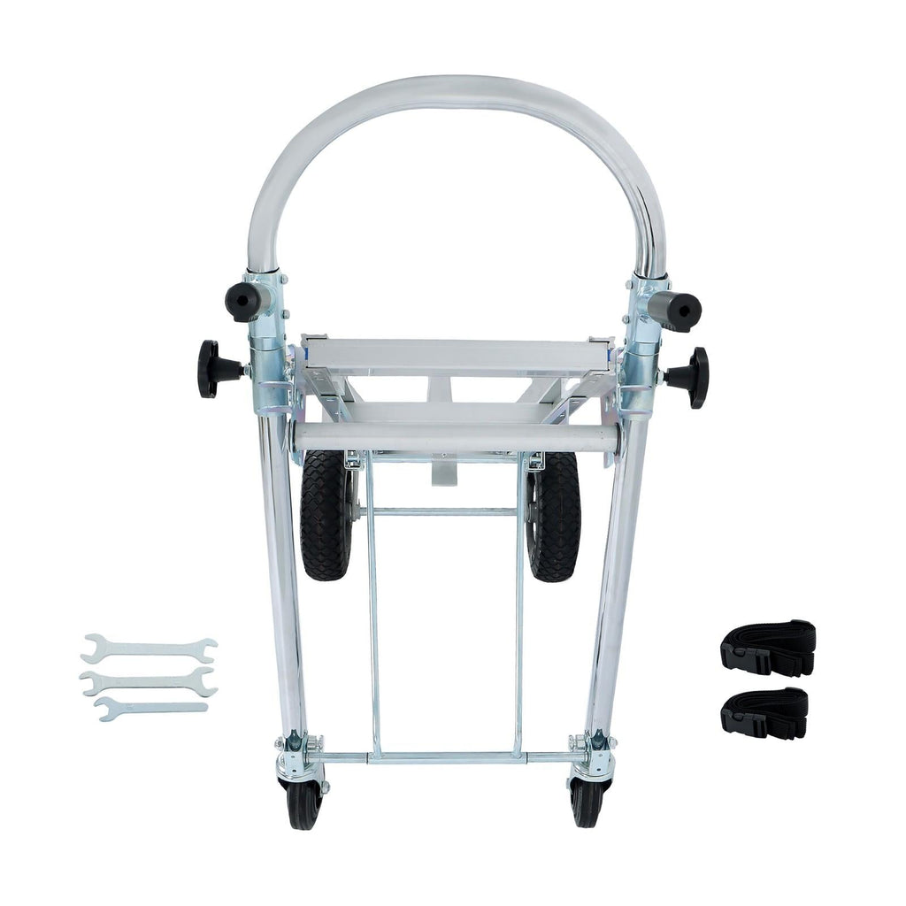 Folding Dolly Cart 1000lbs Capacity Aluminum Hand Truck Folding Trolley 3-In-1