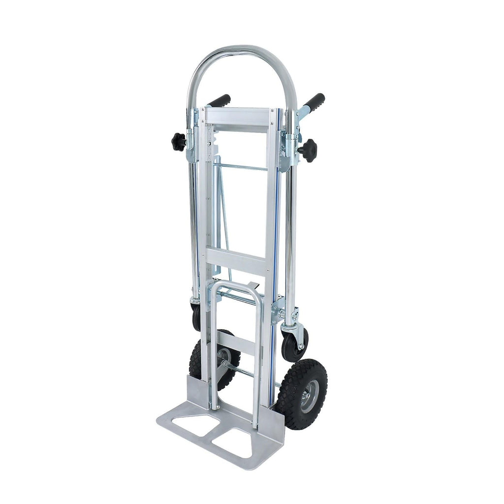 Folding Dolly Cart 1000lbs Capacity Aluminum Hand Truck Folding Trolley 3-In-1