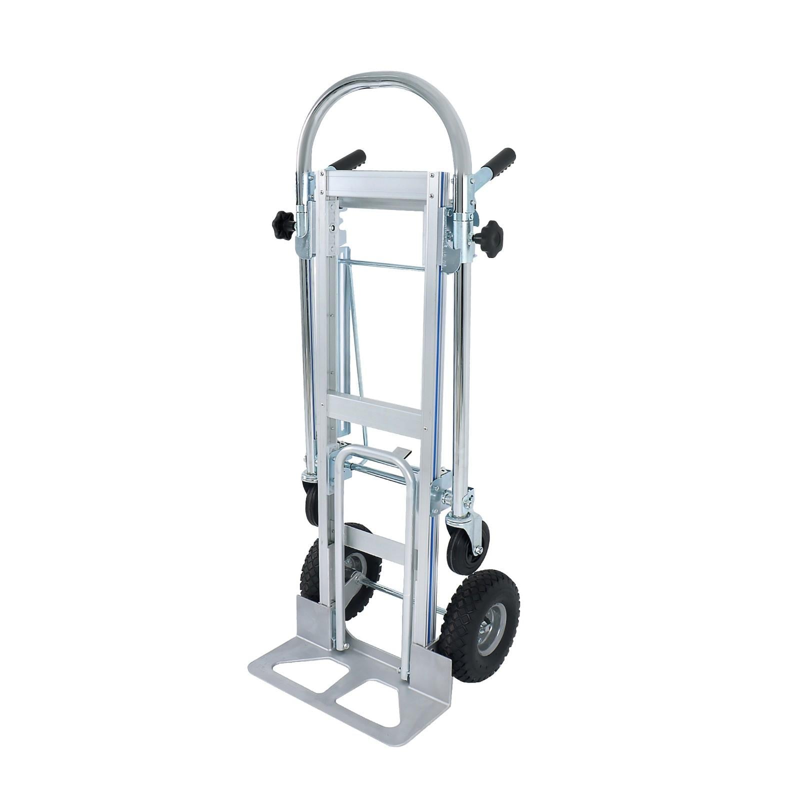 Folding Dolly Cart 1000lbs Capacity Aluminum Hand Truck Folding Trolley 3-In-1