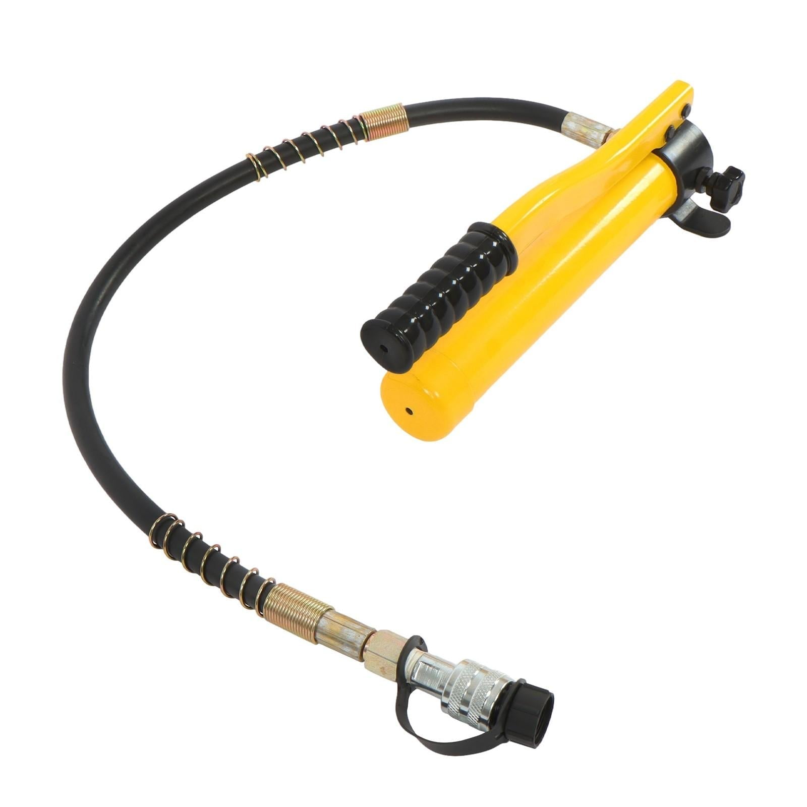 15 Ton Hydraulic Knockout Punch Driver Kit Hole Tool 1/2"-4" with 10 Dies