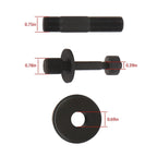 15 Ton Hydraulic Knockout Punch Driver Kit Hole Tool 1/2"-4" with 10 Dies