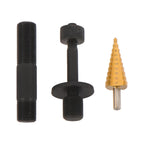 15 Ton Hydraulic Knockout Punch Driver Kit Hole Tool 1/2"-4" with 10 Dies