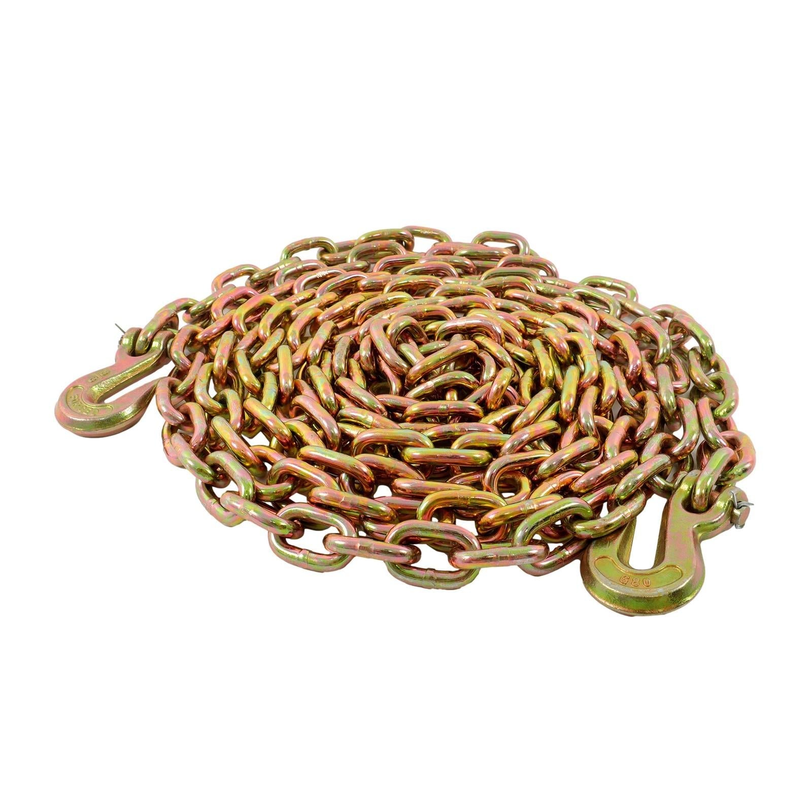 Ratchet Chain Binder 3/8"-1/2" Load Binders 12000 lbs with G80 Chains 2PCS