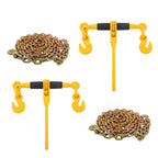 Ratchet Chain Binder 3/8"-1/2" Load Binders 12000 lbs with G80 Chains 2PCS