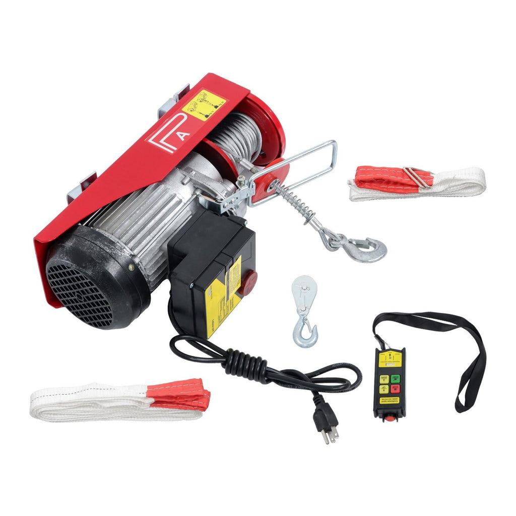 Mini Electric Hoist PA800 1760lbs 110V 1350W 328ft/100m Wireless Remote Control