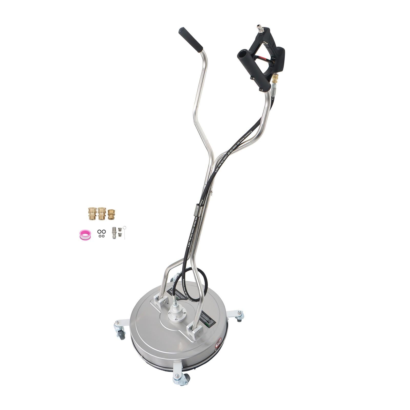 20 inch Pressure Washer Surface Cleaner 6000PSI Power Washer Dual Handle