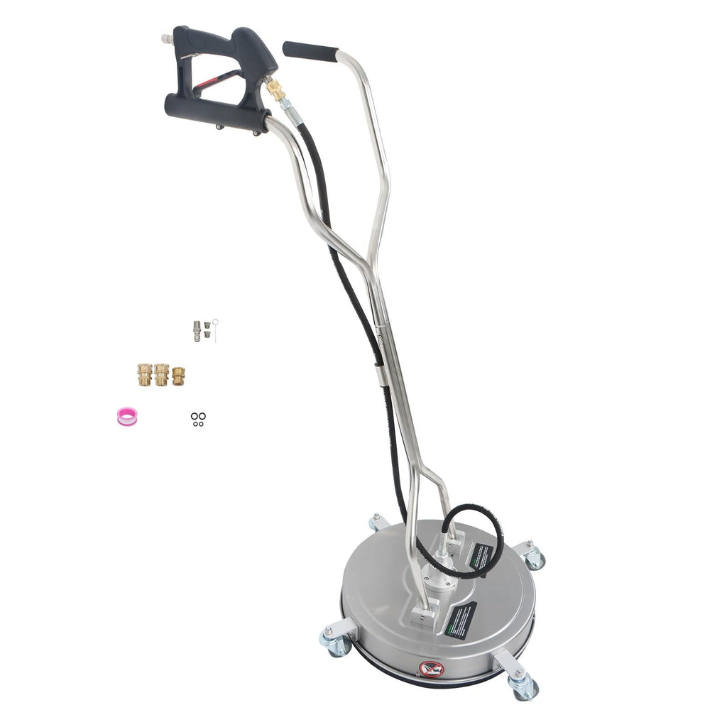 20 inch Pressure Washer Surface Cleaner 6000PSI Power Washer Dual Handle