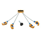 4400 LBS Chain Drum Lifter 4-Leg Lifting Chain Sling with Hooks for 55 Gallon