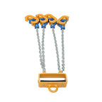 4400 LBS Chain Drum Lifter 4-Leg Lifting Chain Sling with Hooks for 55 Gallon
