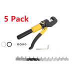 5 Pack 6 MT Hydraulic Crimrping Tool Wire Battery Cable Terminal Crimper