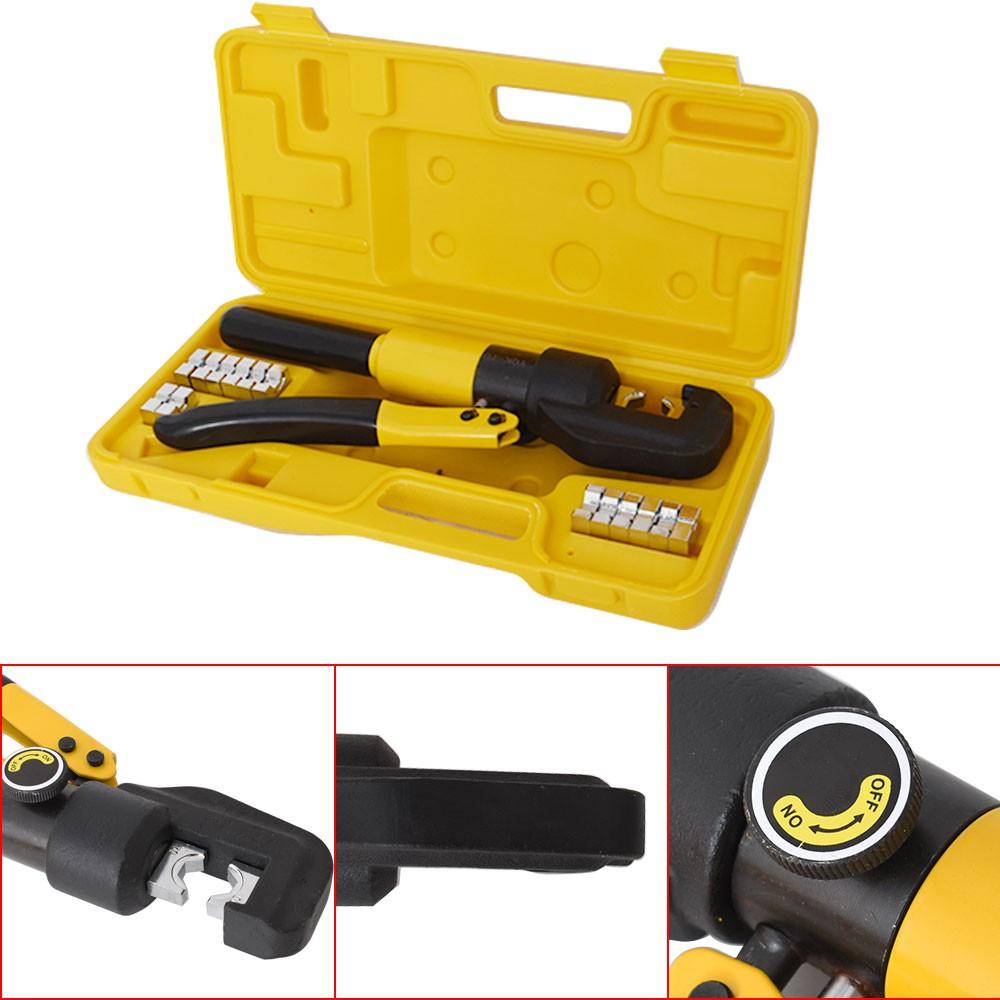 5 Pack 6 MT Hydraulic Crimrping Tool Wire Battery Cable Terminal Crimper