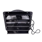 16 Inch Shutter Exhaust Fan W/ Speed Controller 2600 CFM High Speed Wall Mounted