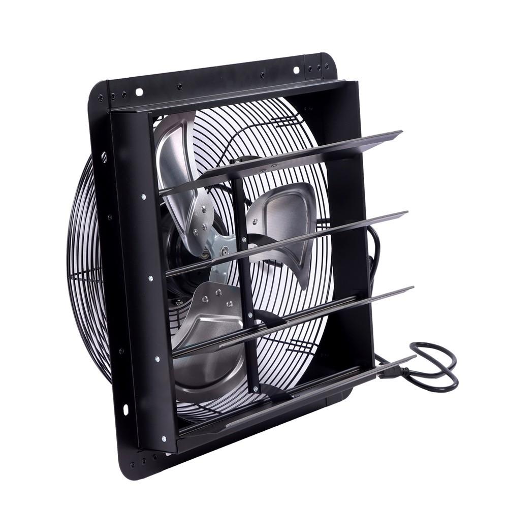 16 Inch Shutter Exhaust Fan W/ Speed Controller 2600 CFM High Speed Wall Mounted