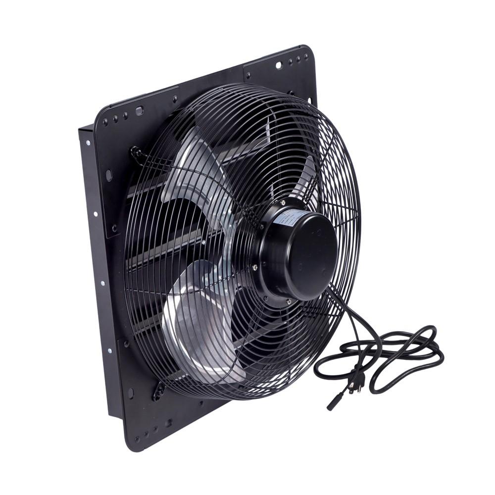 16 Inch Shutter Exhaust Fan W/ Speed Controller 2600 CFM High Speed Wall Mounted