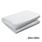 25 × 50 FT Polyethylene Greenhouse Film Clear Greenhouse Plastic Sheeting 6 mil