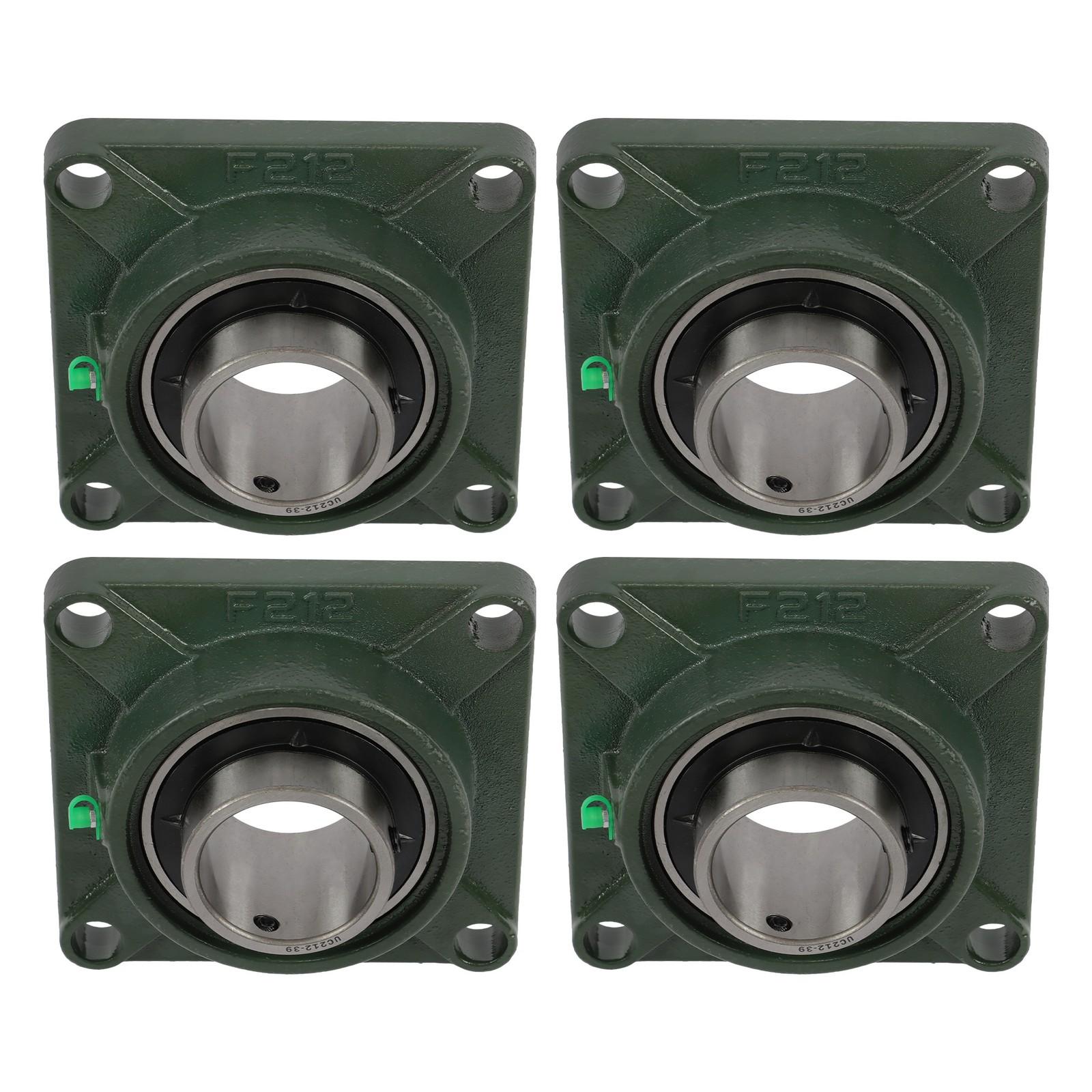 UCF212-39 Pillow Block Bearing Self-Aligning 4-Bolt 2-7/16" Bore 4 Pcs