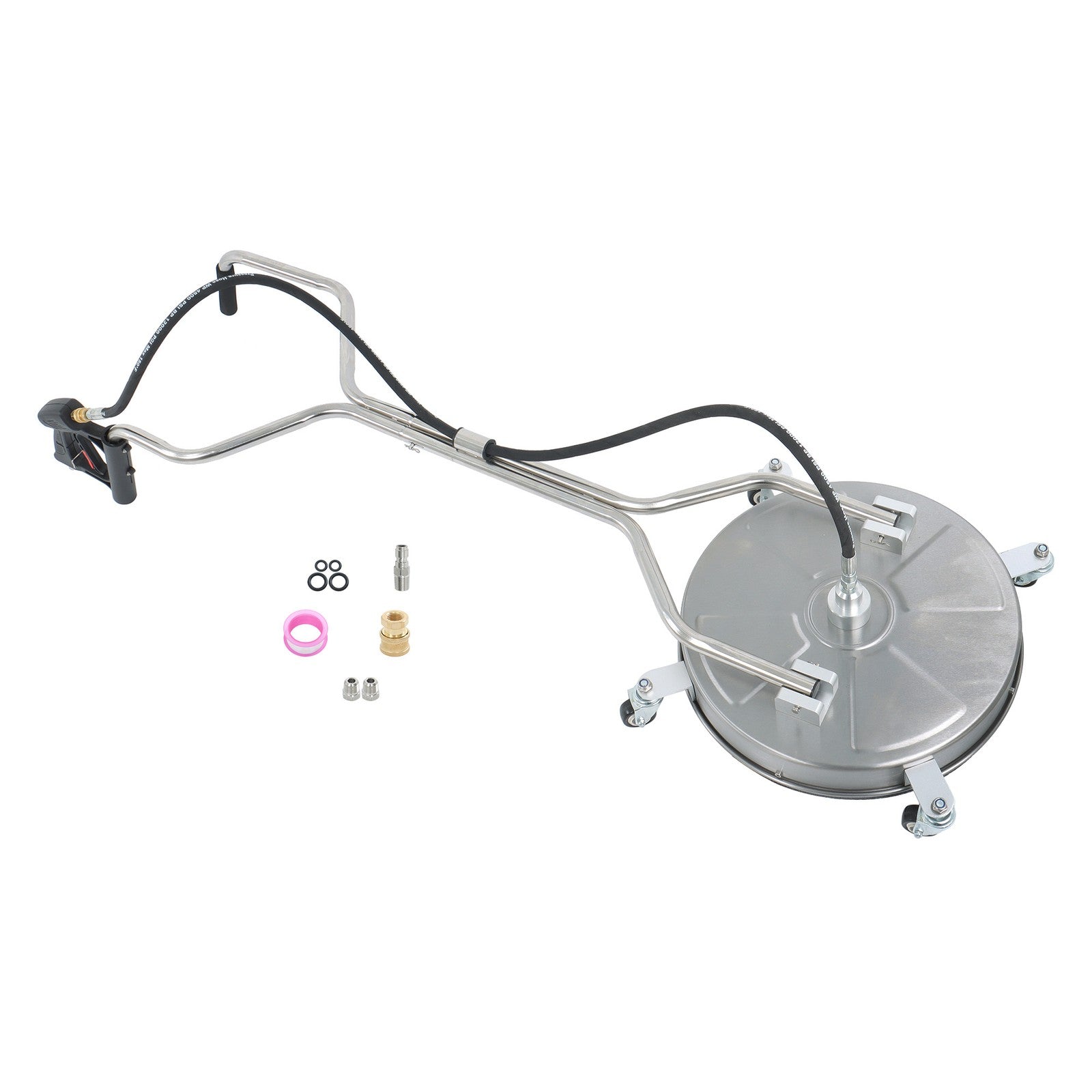18" Pressure Washer Surface Cleaner Dual Handle 6000PSI for Patio, Deck Cleaning