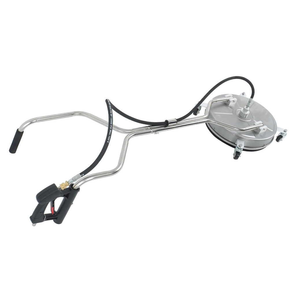 18" Pressure Washer Surface Cleaner Dual Handle 6000PSI for Patio, Deck Cleaning
