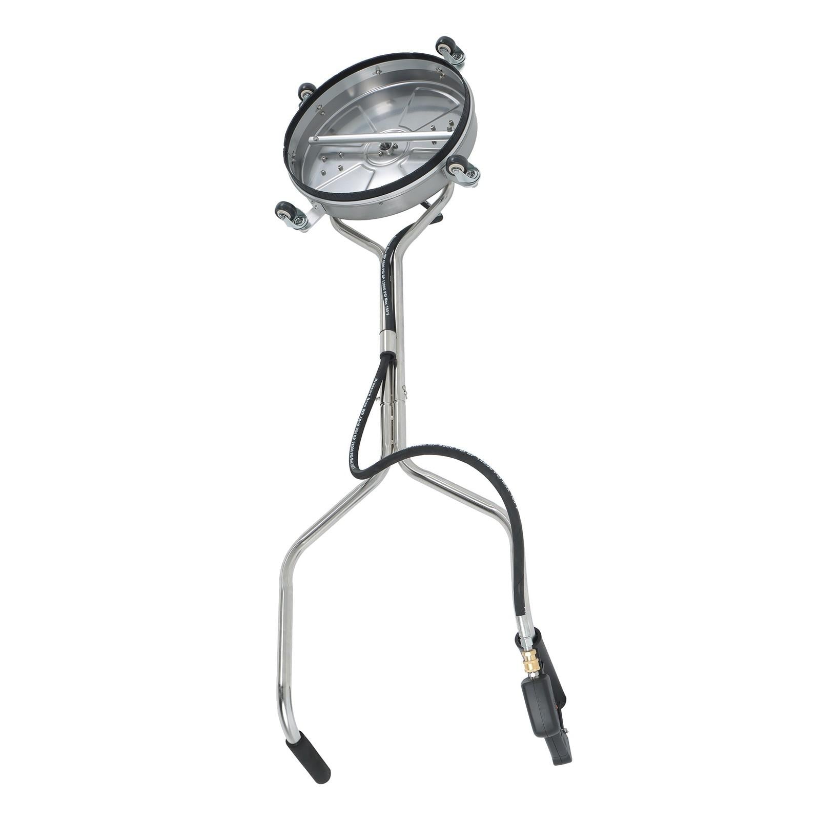 18" Pressure Washer Surface Cleaner Dual Handle 6000PSI for Patio, Deck Cleaning