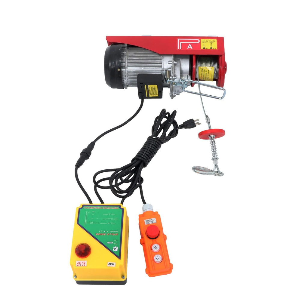 1320lbs Electric Hoist w/ Wireless & Wired Dual Control 40ft/20ft Lifting Height