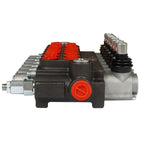 7 Spool 13GPM Hydraulic Directional Control Valve P40 Double Acting Cylinder