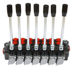 7 Spool 13GPM Hydraulic Directional Control Valve P40 Double Acting Cylinder