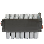 7 Spool 13GPM Hydraulic Directional Control Valve P40 Double Acting Cylinder