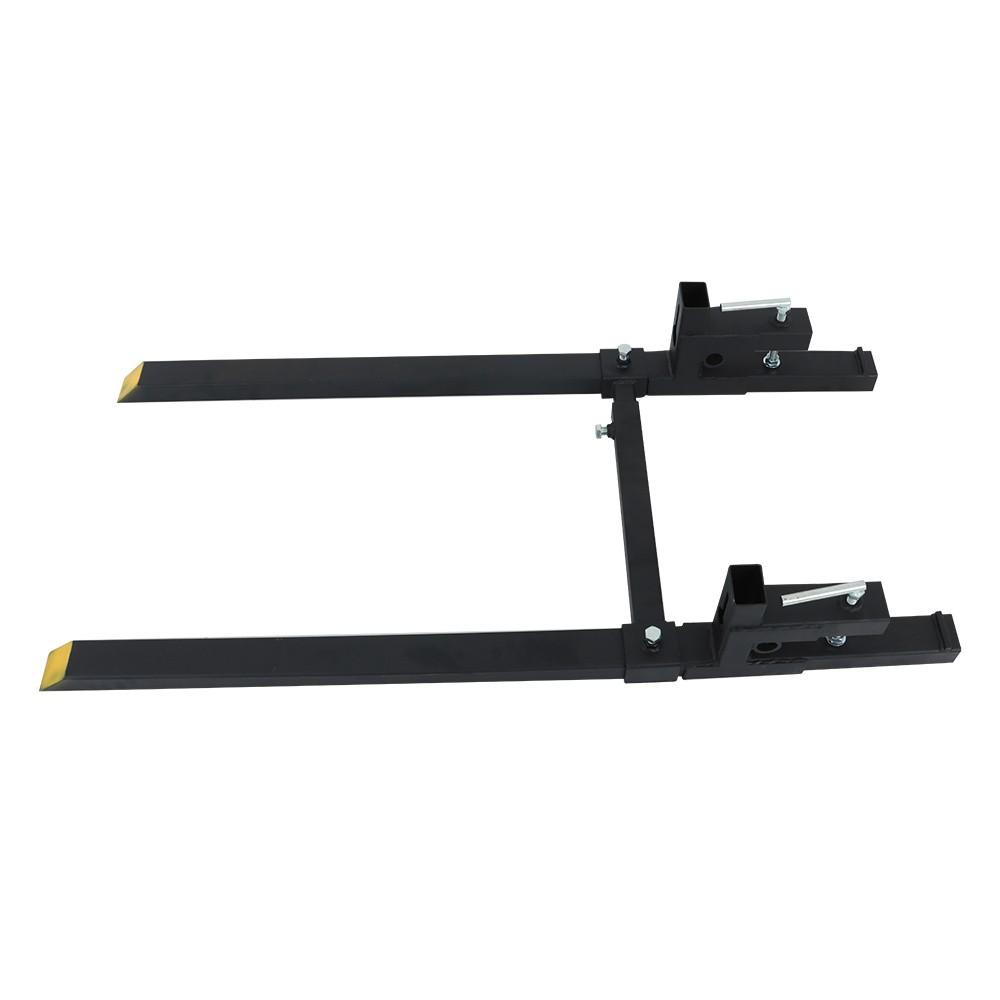 60 In Clamp on Pallet Forks 2000 LBS Heavy Duty Quick Attach Bucket Fork