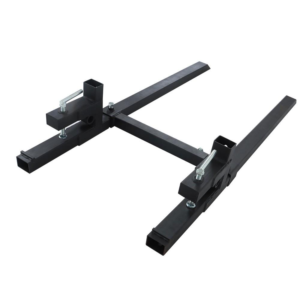 60 In Clamp on Pallet Forks 2000 LBS Heavy Duty Quick Attach Bucket Fork