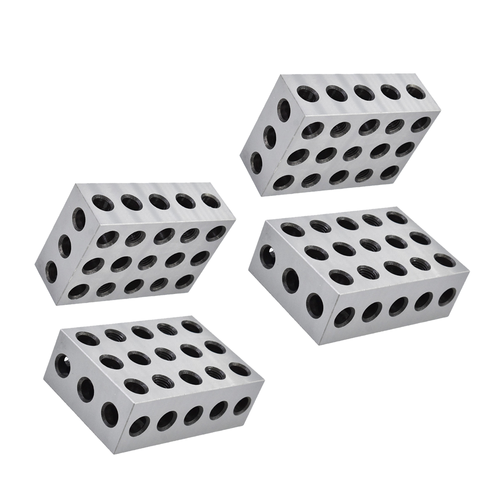 2 Pair 2-4-6 Blocks 23 Holes .0002" Machinist Precision 246 Jig 2 4 6