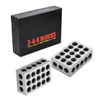 2 Pair 2-4-6 Blocks 23 Holes .0002" Machinist Precision 246 Jig 2 4 6