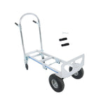 1000 Lbs Aluminum Hand Truck 2-in-1 Convertible Folding Dolly Cart Heavy Duty