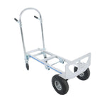 1000 Lbs Aluminum Hand Truck 2-in-1 Convertible Folding Dolly Cart Heavy Duty