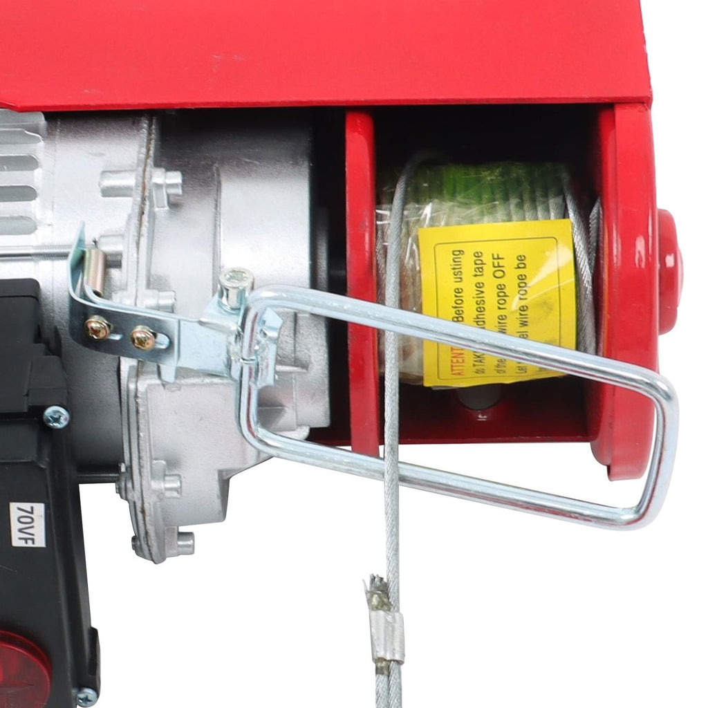 1320lbs 110V Wireless Electri Hoist w/ Wireless Remote Control & Emergency Stop